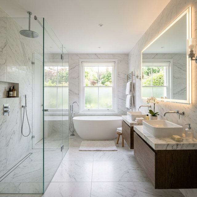 Luxury bathroom renovation