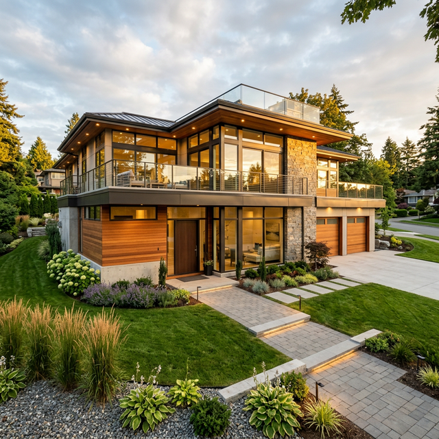 Luxury home exterior