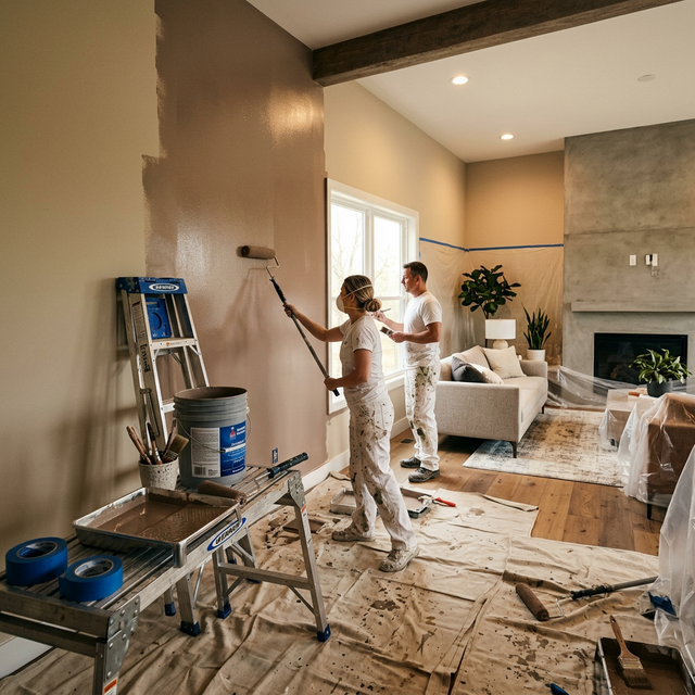 Interior painting project